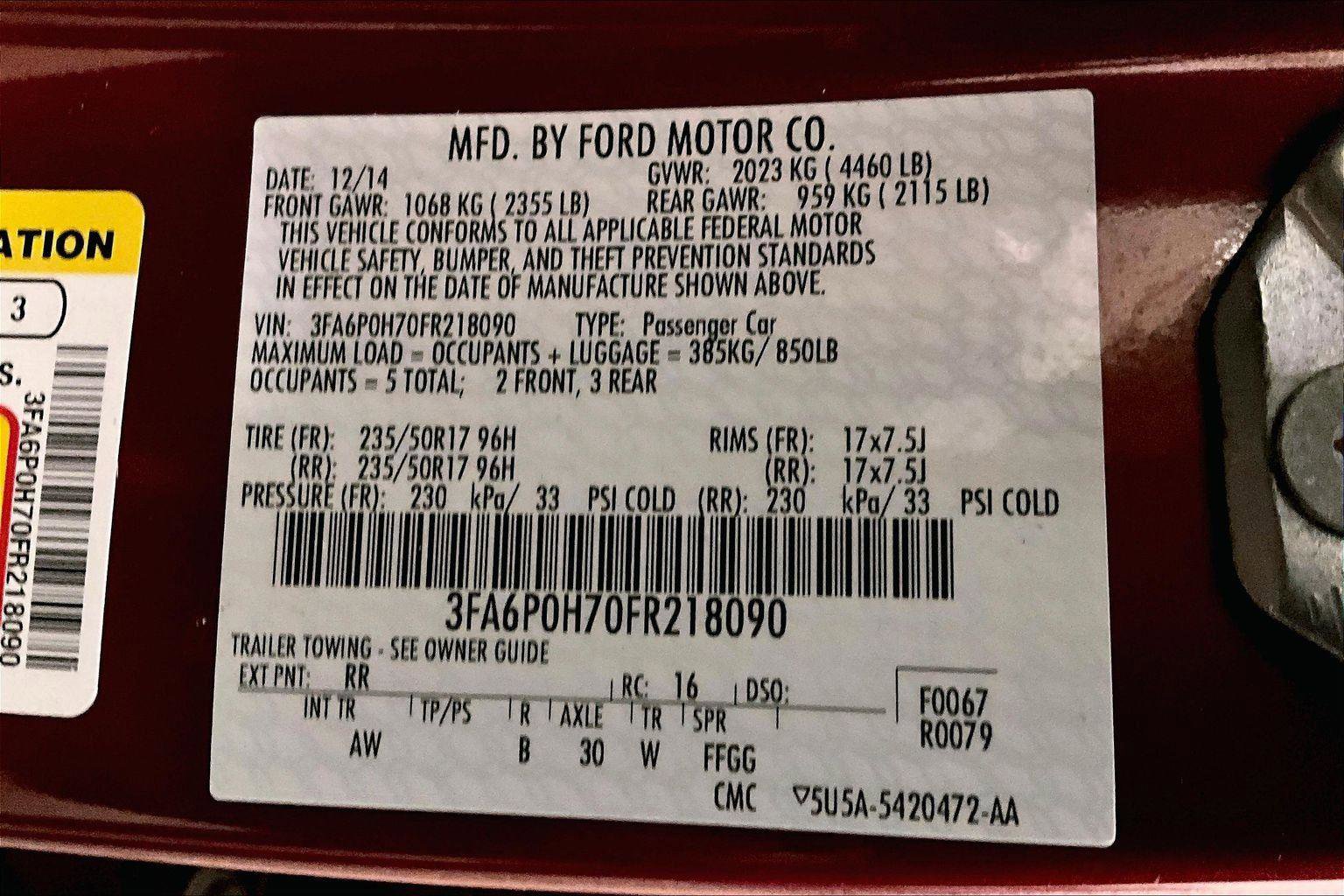 Used 2015 Ford Fusion SE image 33