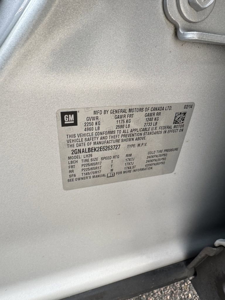 Used 2014 Chevrolet Equinox LT w/ Driver Convenience Package image 28