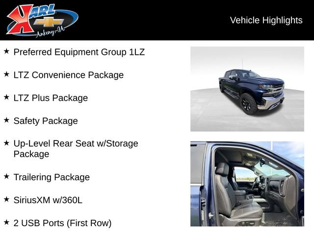 Used 2021 Chevrolet Silverado 1500 LTZ AWD/4WD image 2