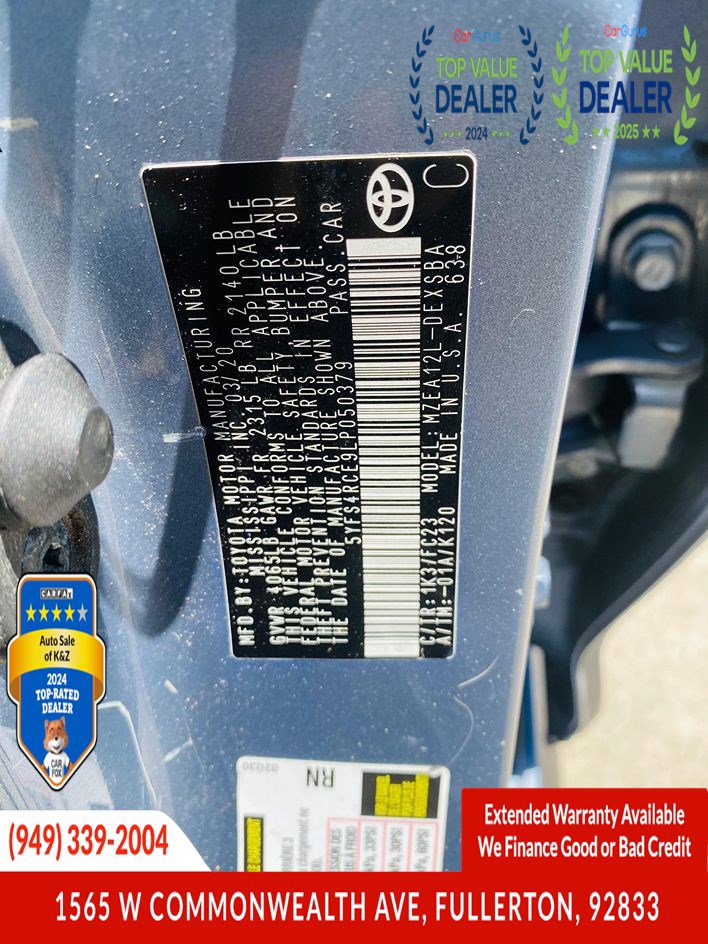 Used 2020 Toyota Corolla SE FWD image 36