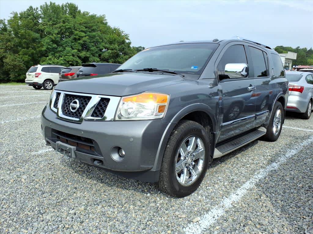 Used 2014 Nissan Armada Platinum w/ 2nd Row Captain Seat Package AWD/4WD image 2