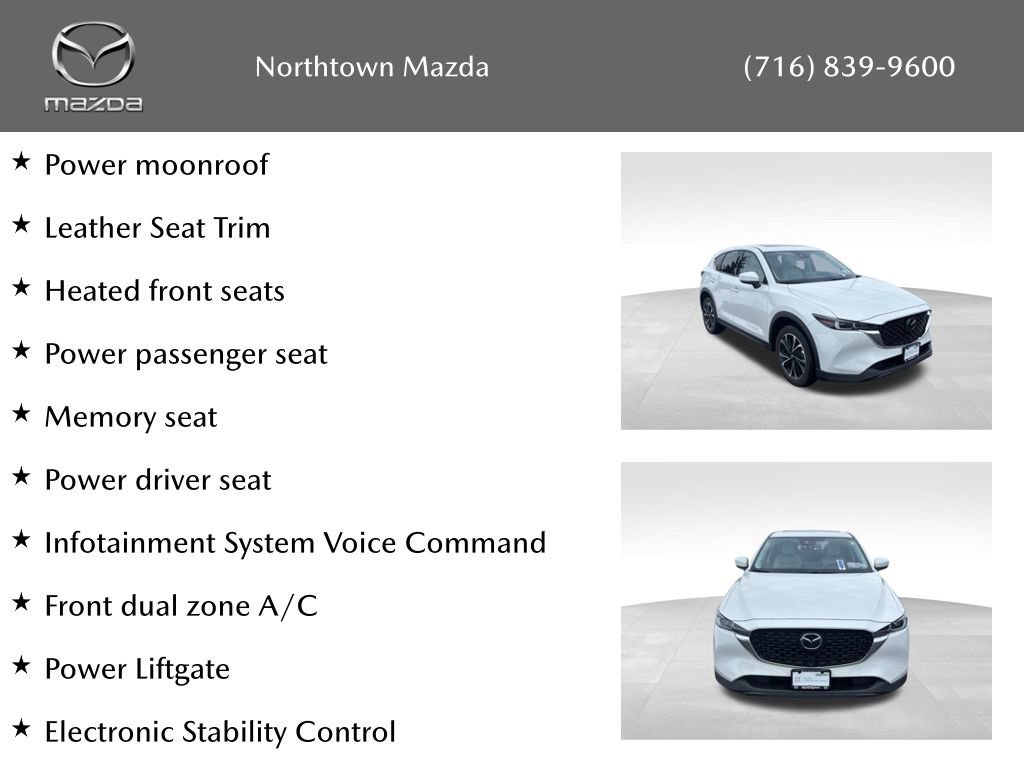 Certified 2023 MAZDA CX-5 AWD 2.5 S w/ Premium Package image 10