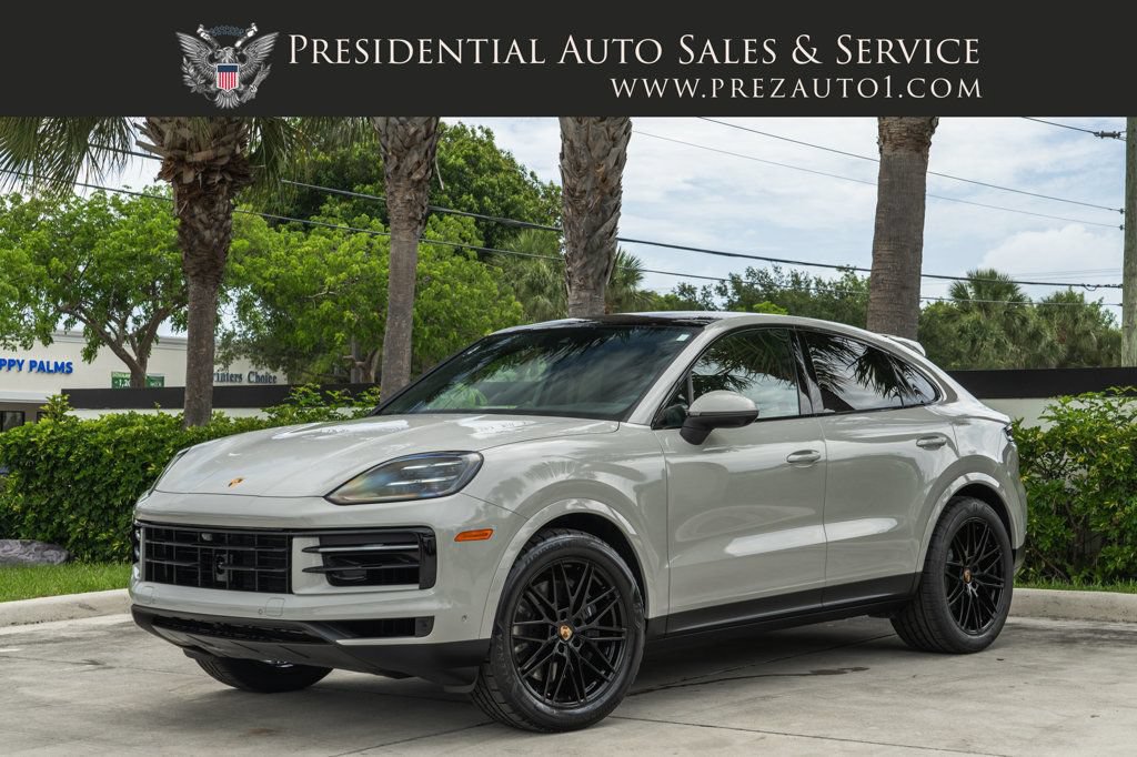 Used 2025 Porsche Cayenne Coupe AWD/4WD image 1