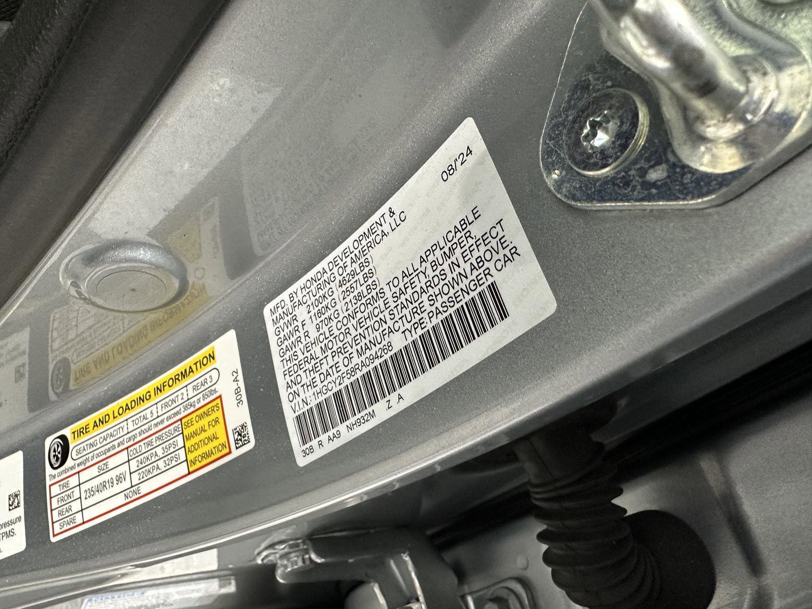 Certified 2024 Honda Accord Sport image 13