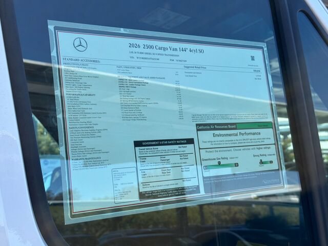 New 2026 Mercedes-Benz Sprinter 2500 image 26