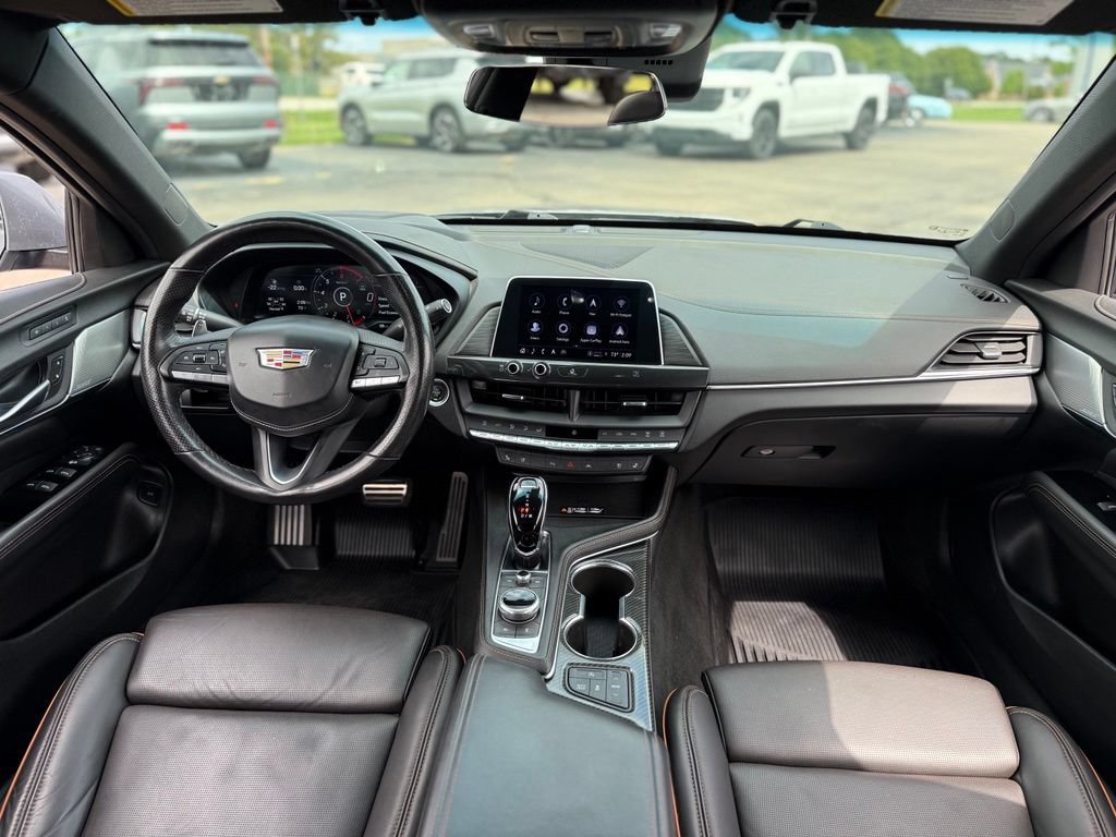 Used 2021 Cadillac CT4 V w/ Technology Package AWD/4WD video 2