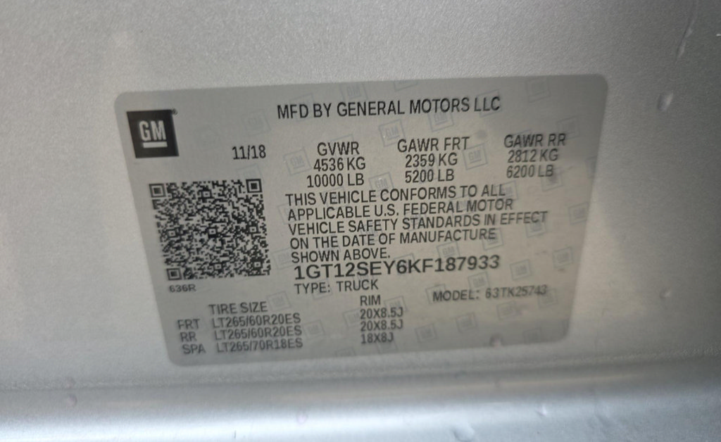Used 2019 GMC Sierra 2500 Denali w/ Duramax Plus Package AWD/4WD image 18