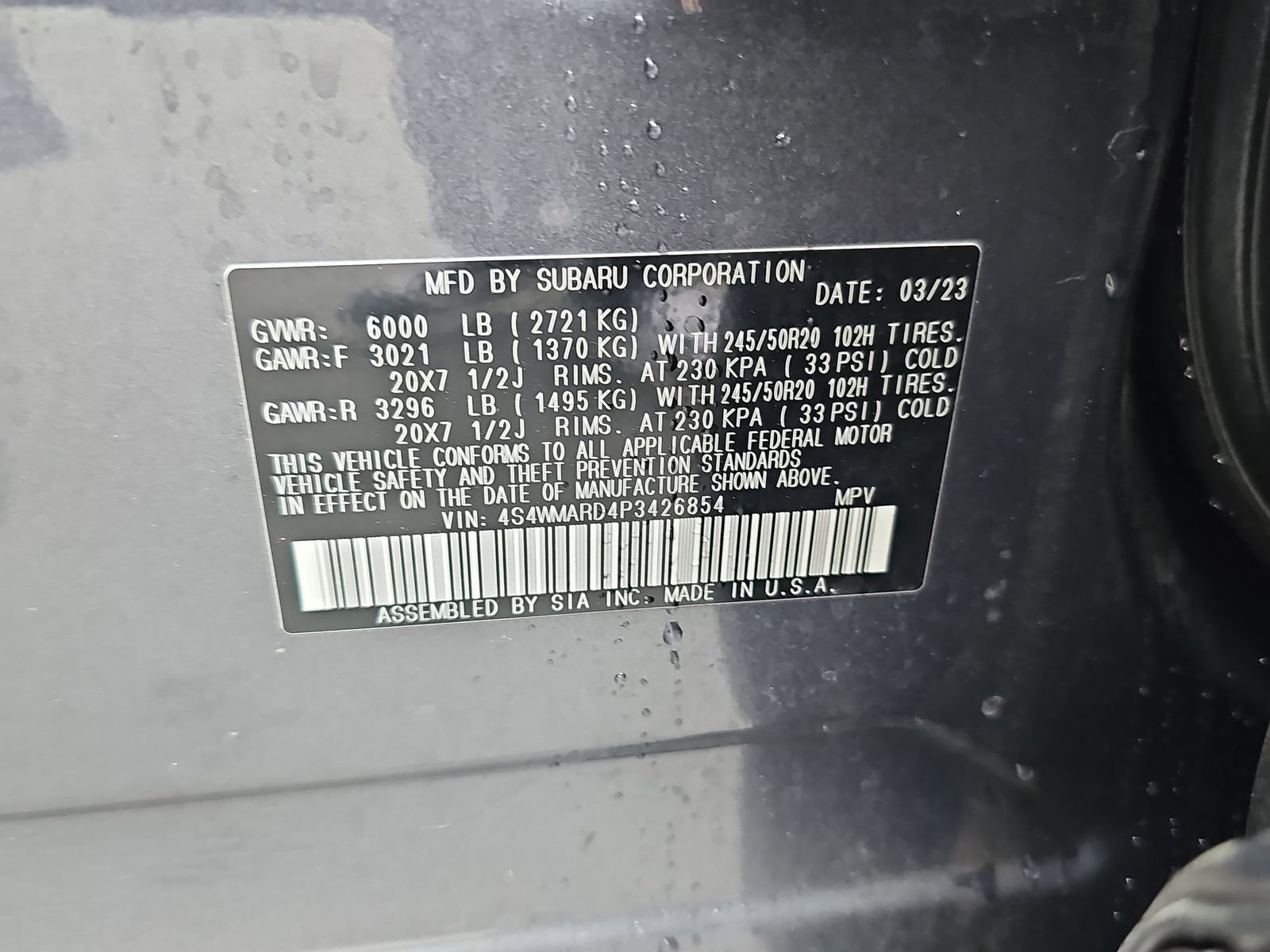 Certified 2023 Subaru Ascent Limited w/ Technology Package image 16