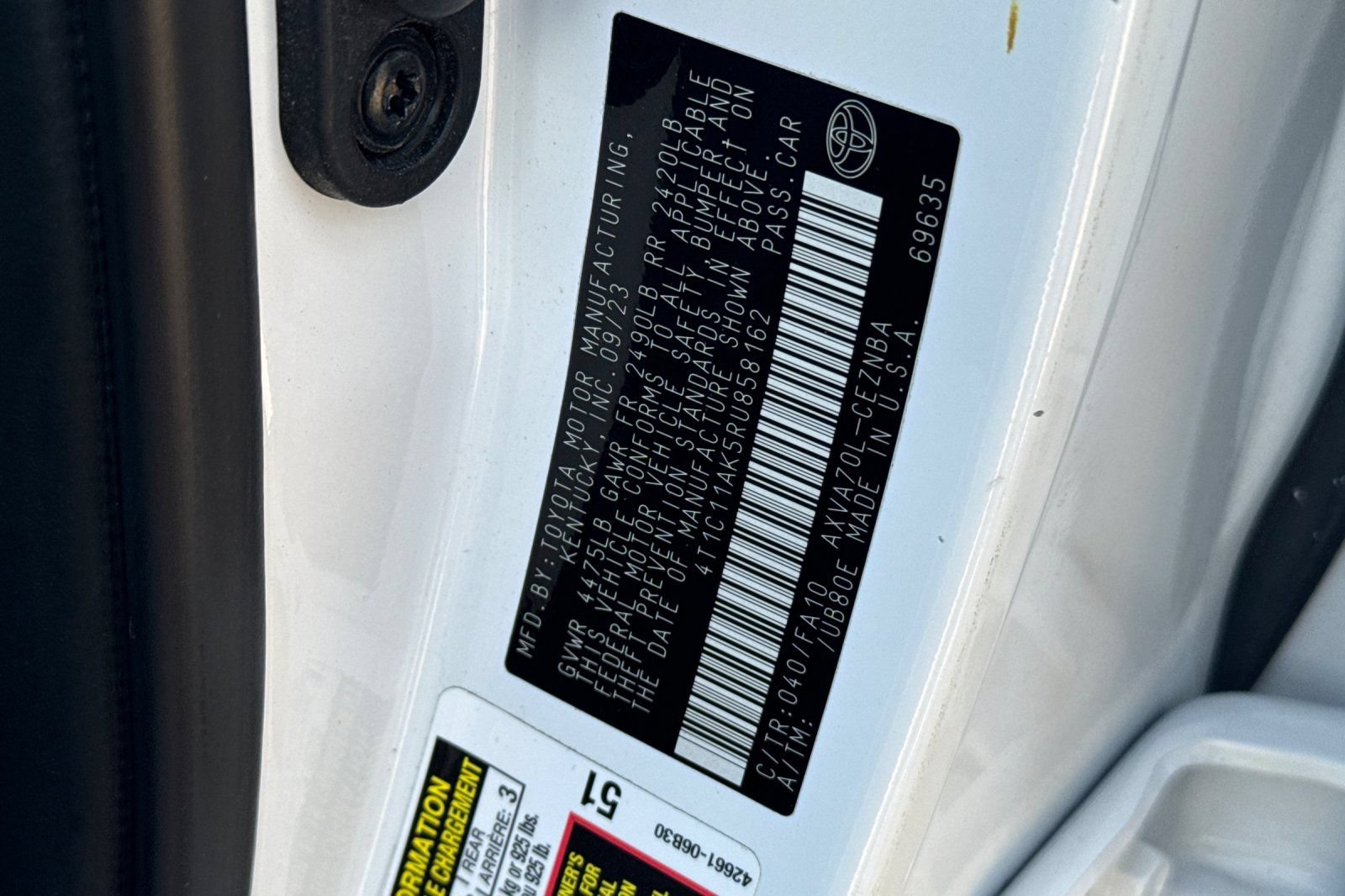 Certified 2024 Toyota Camry LE FWD image 35