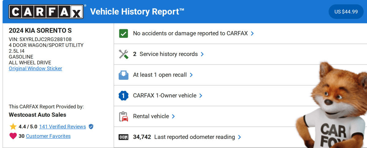 Used 2024 Kia Sorento S image 10