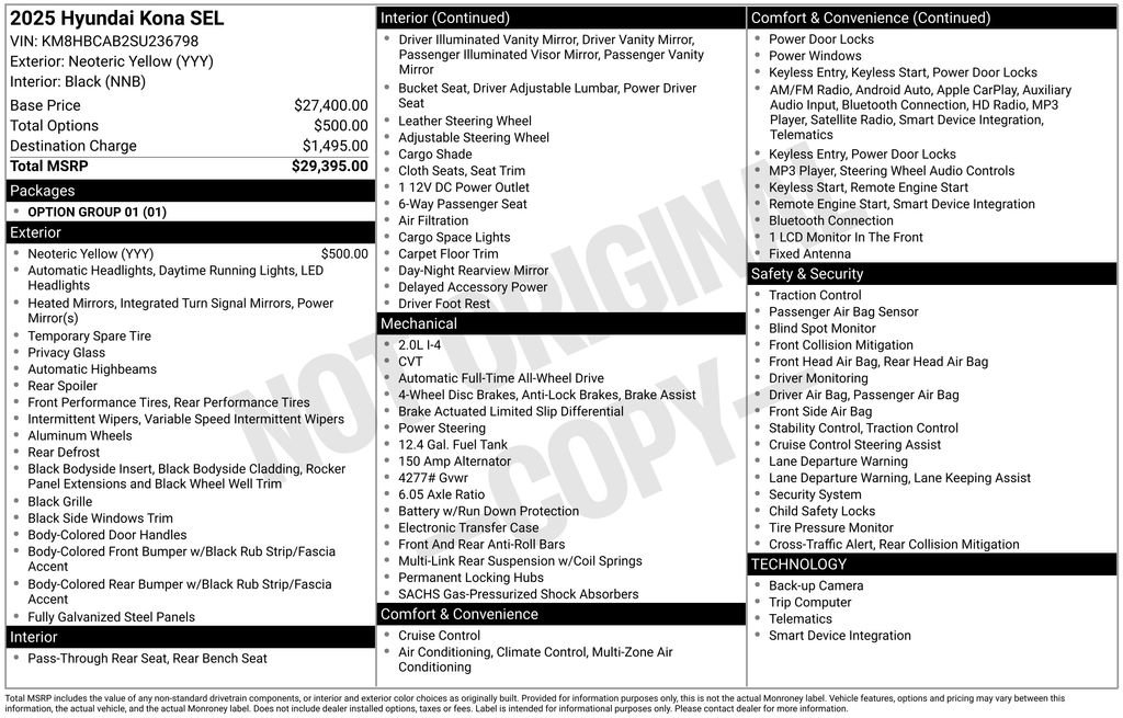 Used 2025 Hyundai Kona SEL image 39