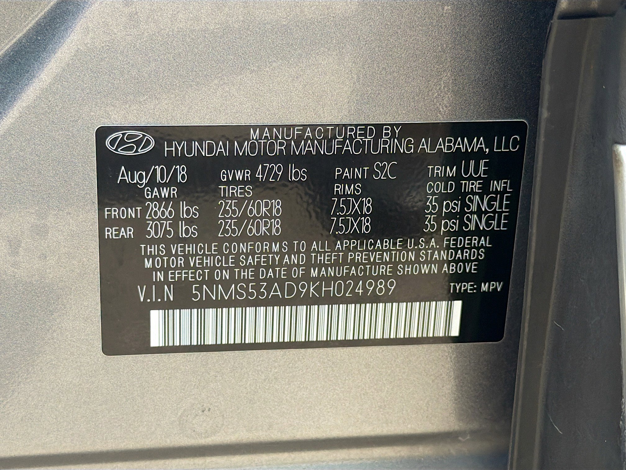 Used 2019 Hyundai Santa Fe Limited image 44