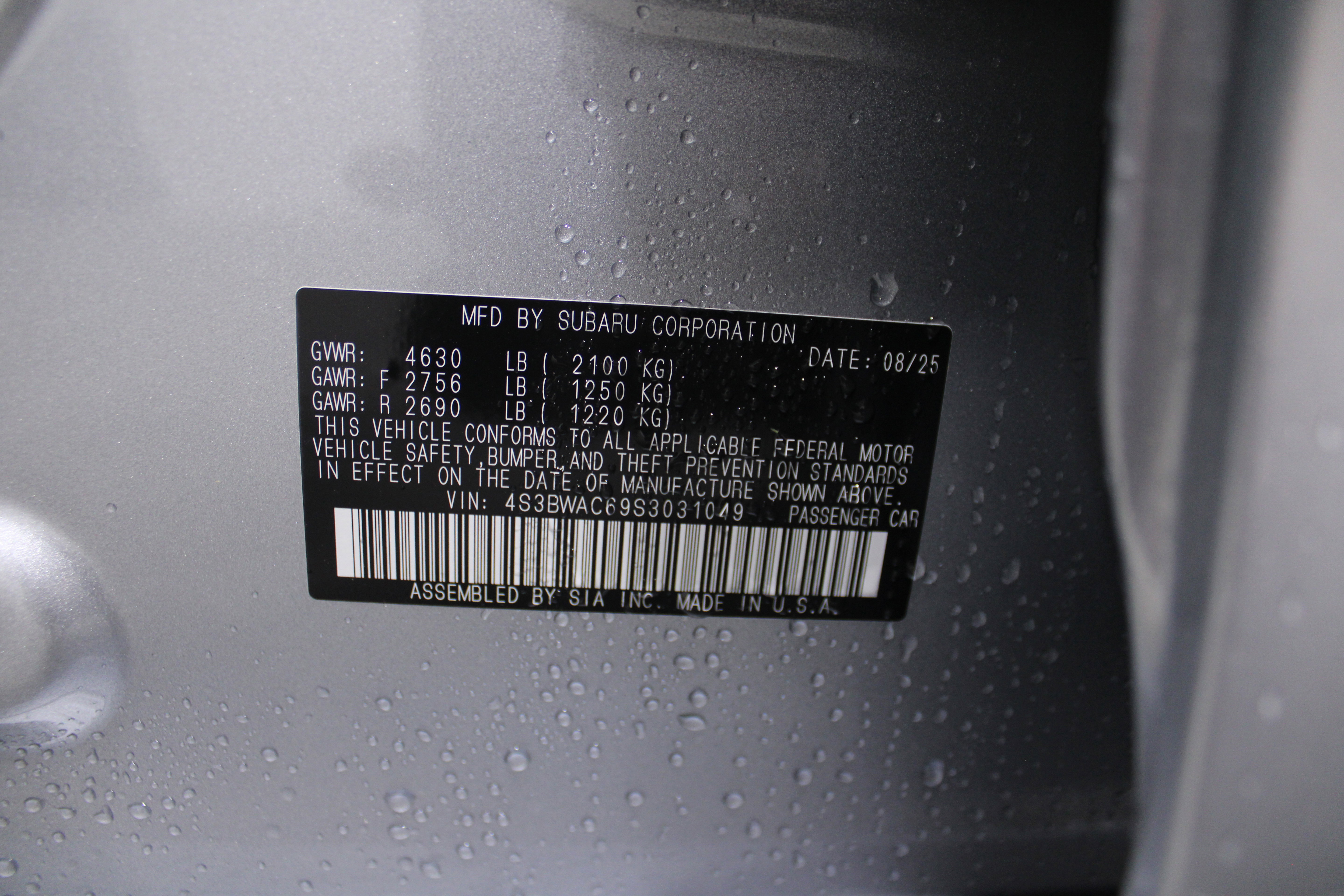 New 2025 Subaru Legacy Premium image 35