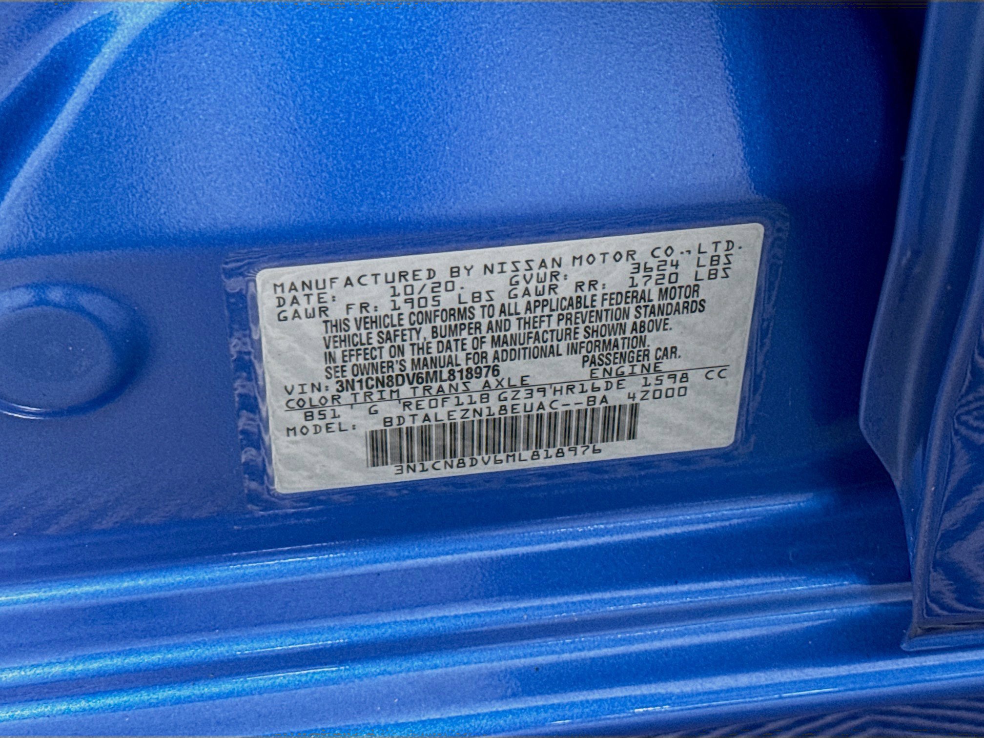 Used 2021 Nissan Versa S FWD image 40