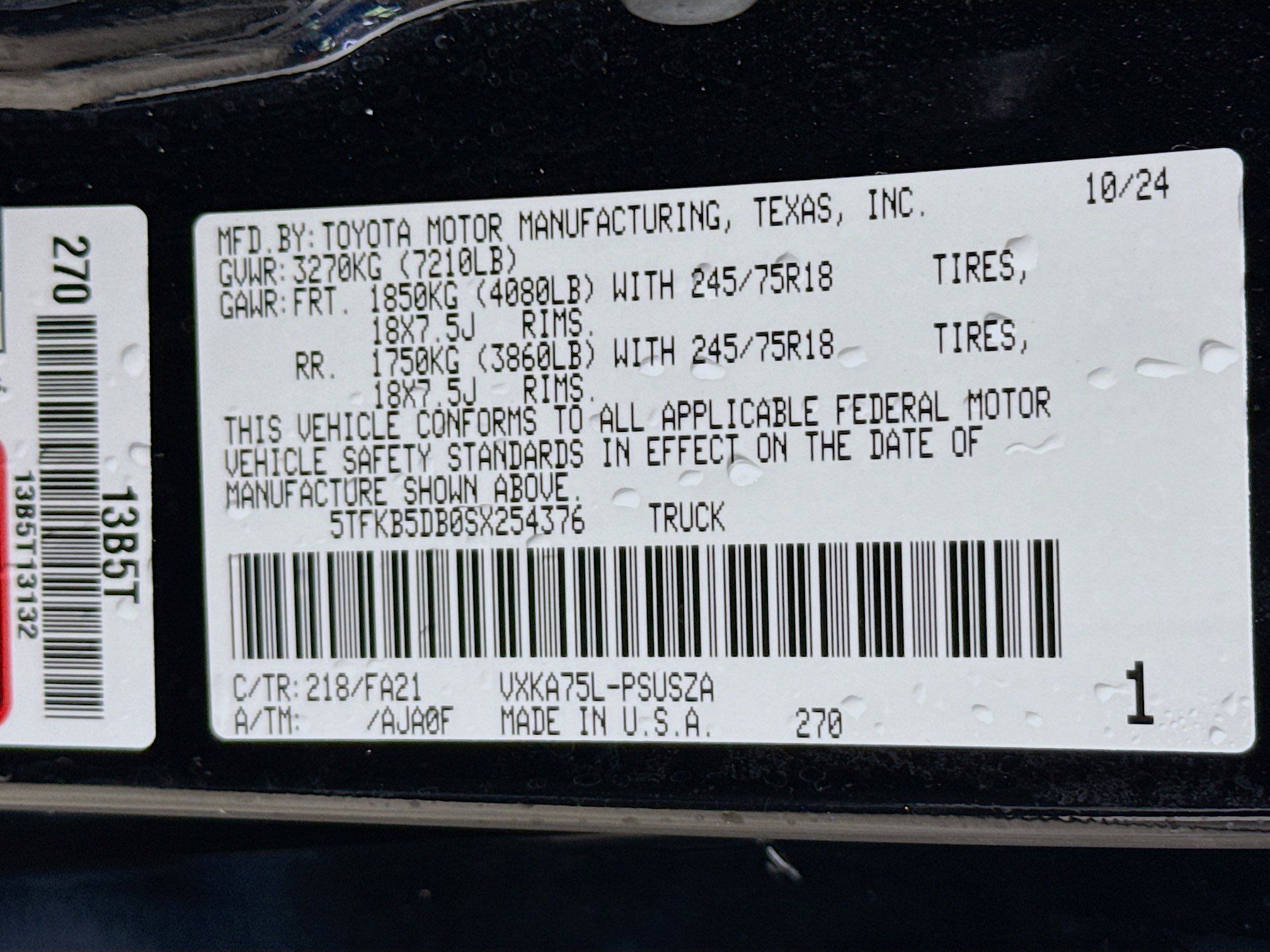 Used 2025 Toyota Tundra SR w/ SR Tow Package AWD/4WD image 36