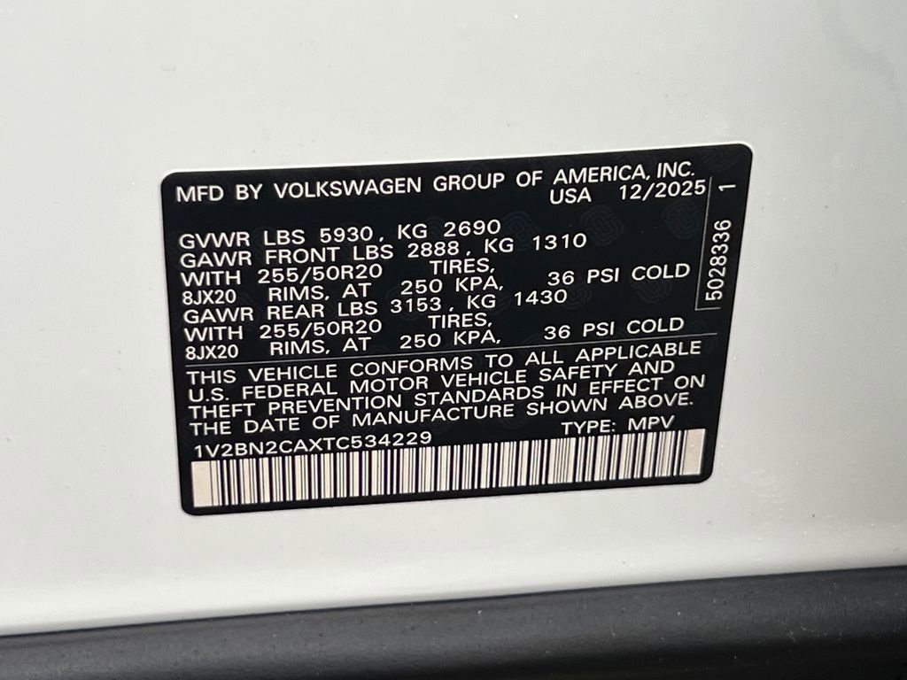 New 2026 Volkswagen Atlas SEL image 32