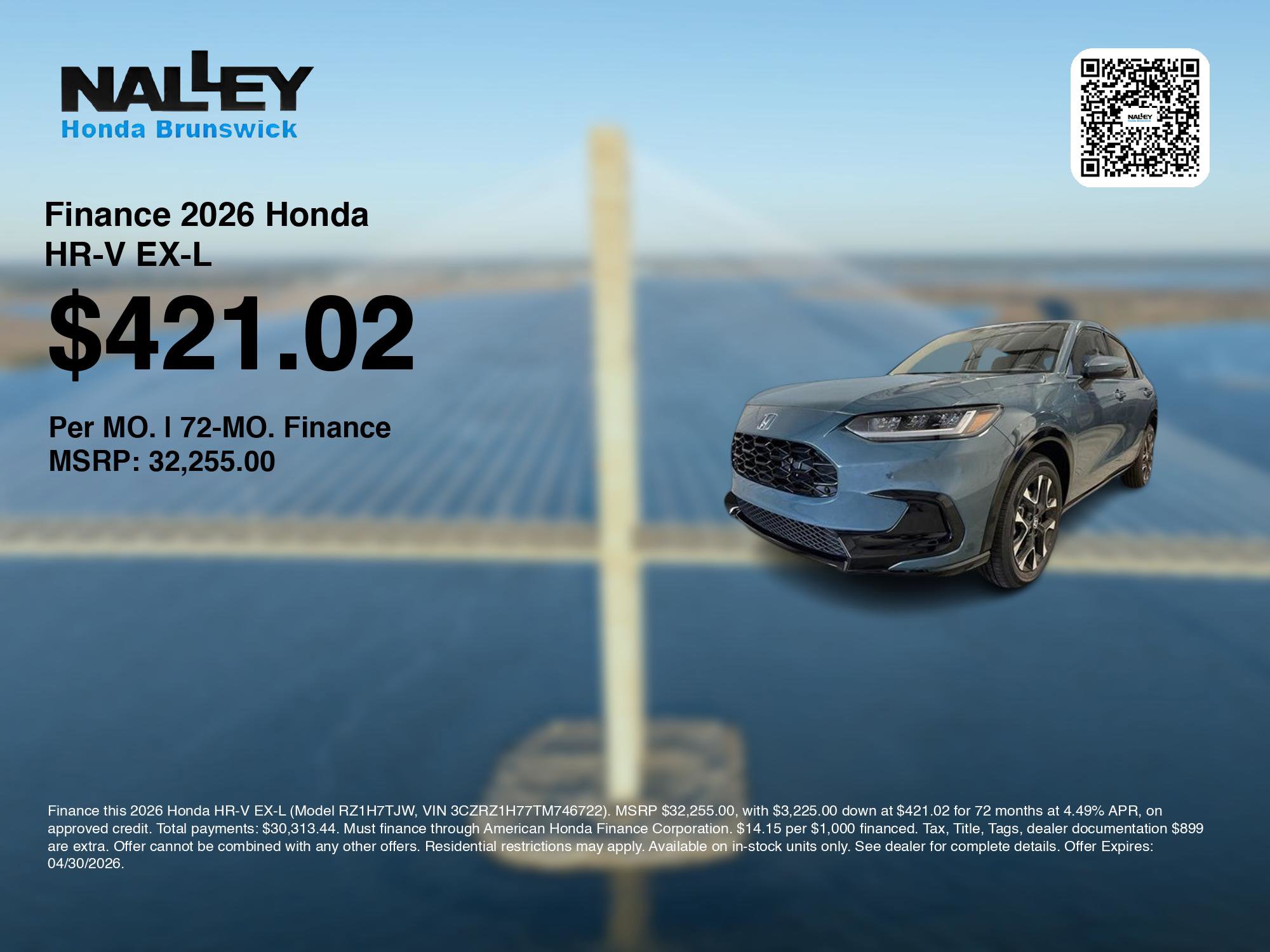 New 2026 Honda HR-V EX-L image 7