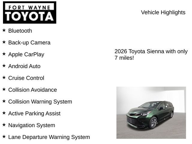 New 2026 Toyota Sienna Limited image 7