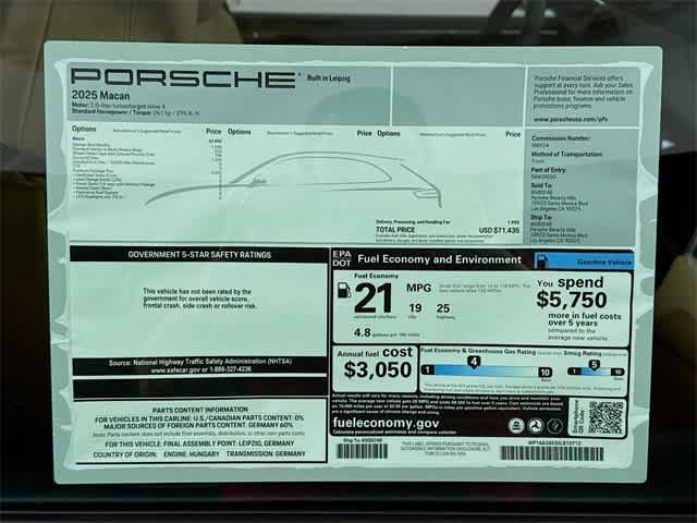 New 2025 Porsche Macan AWD/4WD image 42