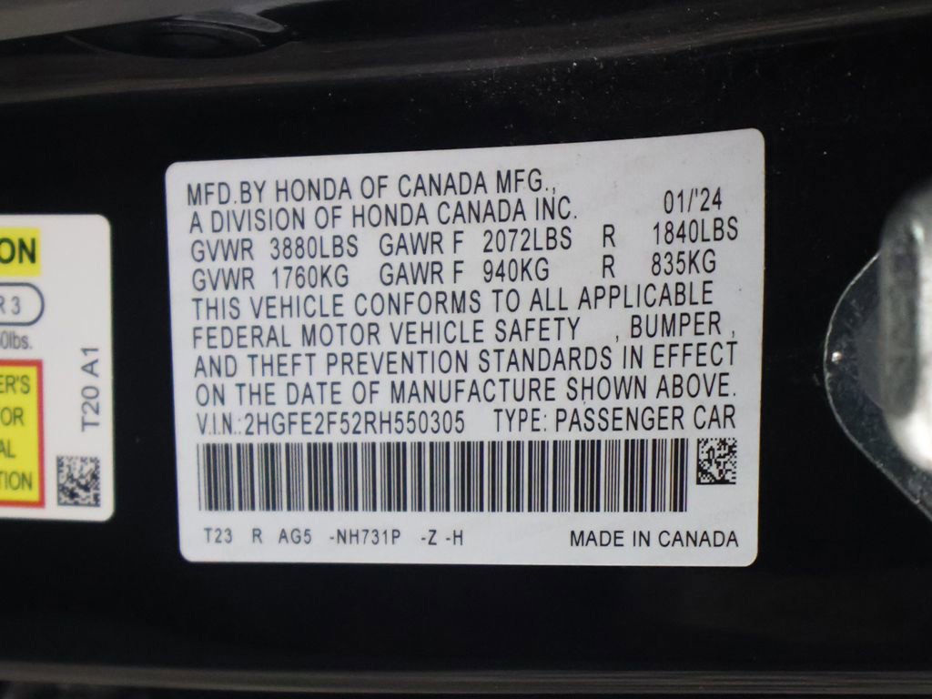 Used 2024 Honda Civic Sport image 46