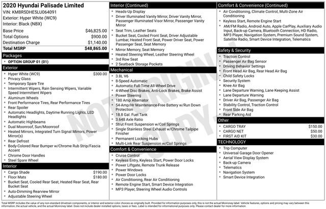 Used 2020 Hyundai Palisade Limited image 2