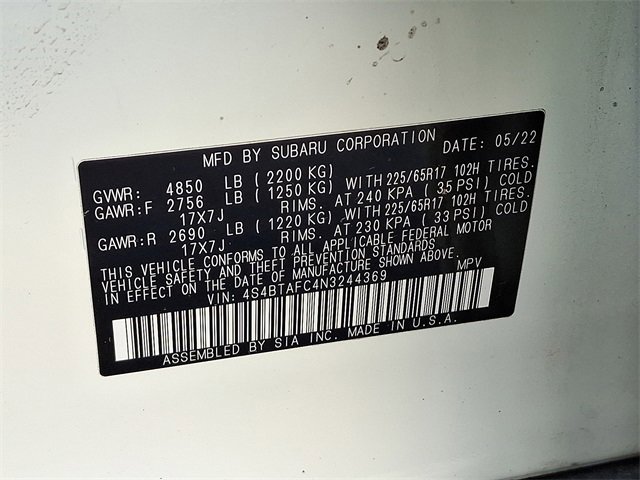 Used 2022 Subaru Outback Premium image 26