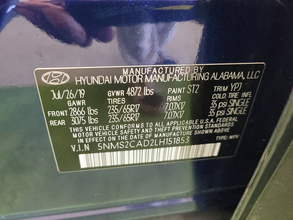 Used 2020 Hyundai Santa Fe SE AWD/4WD image 33