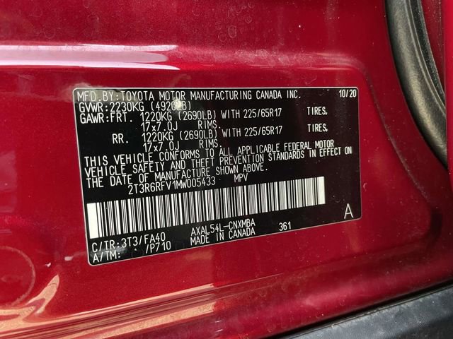 Used 2021 Toyota RAV4 XLE w/ Convenience Package image 33