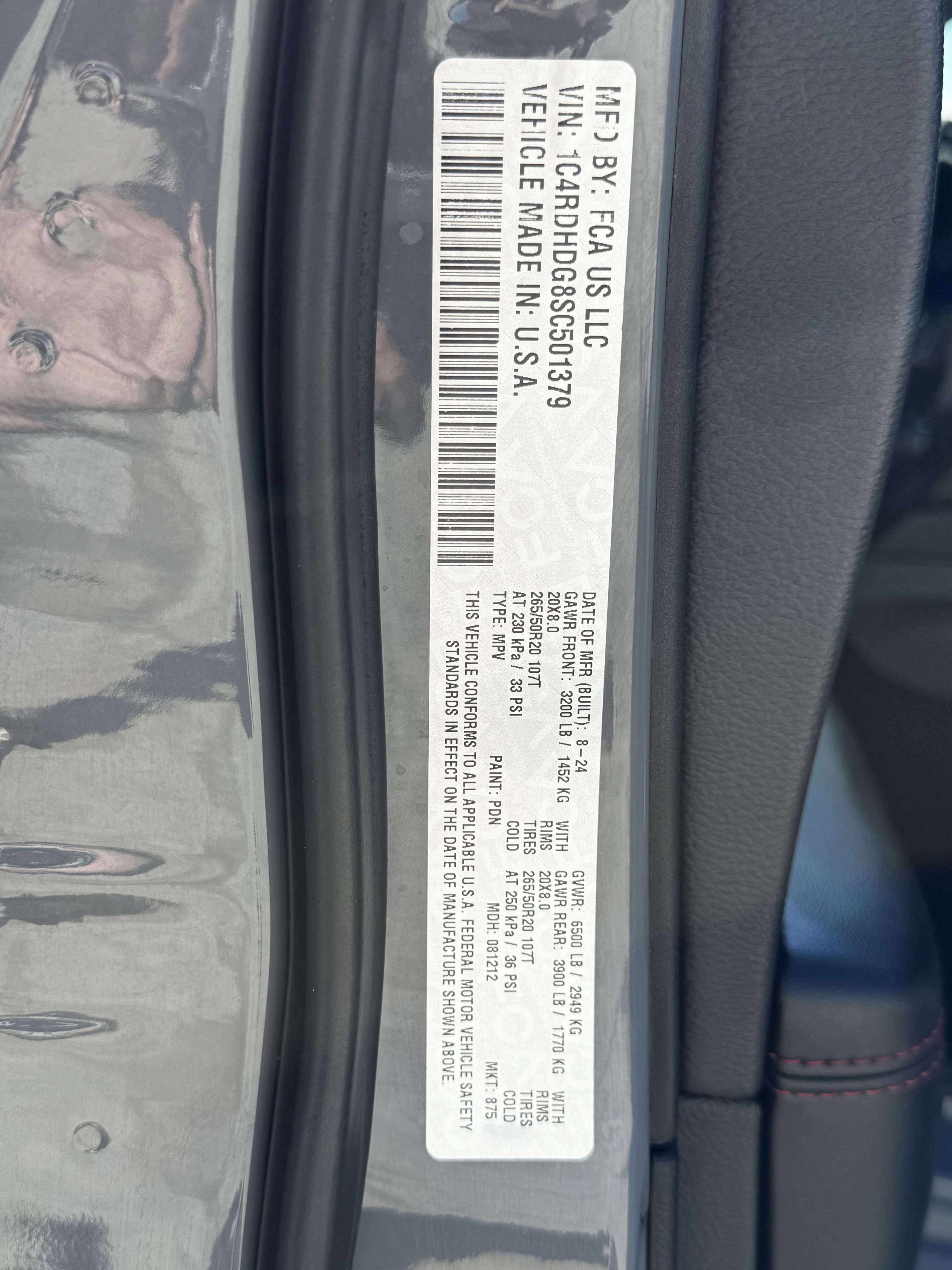 Used 2025 Dodge Durango GT w/ Blacktop Package image 36