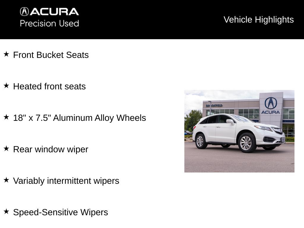 Certified 2017 Acura RDX AWD image 21