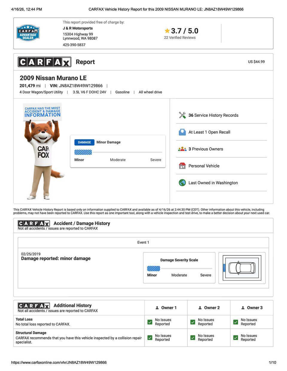 Used 2009 Nissan Murano LE image 29