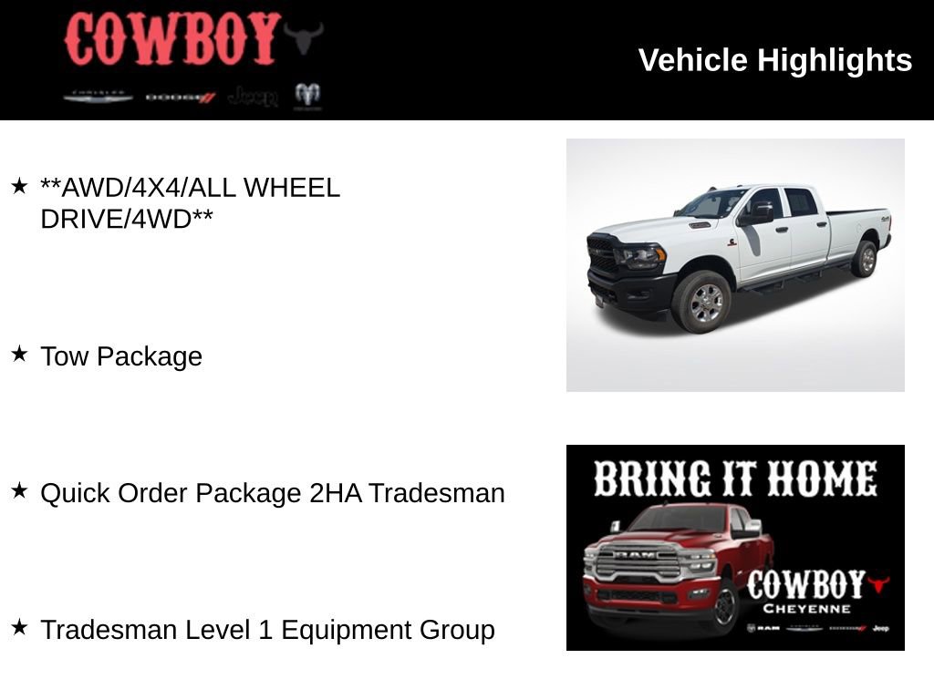 Used 2024 RAM 3500 Tradesman AWD/4WD image 2