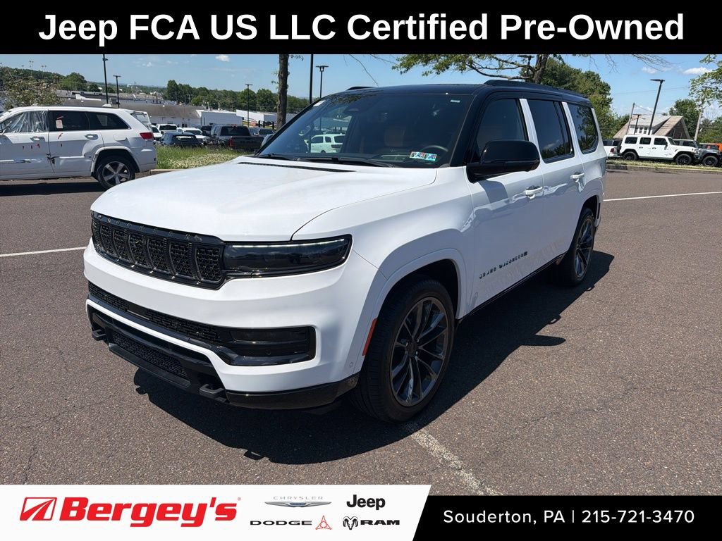 Certified 2025 Jeep Grand Wagoneer Series III w/ Rear Seat Video Group 1