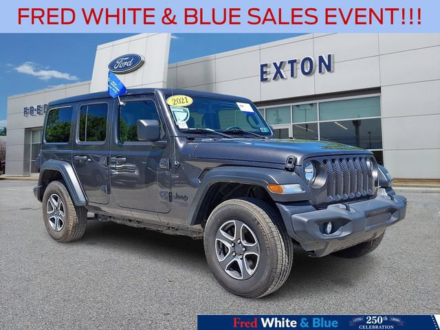 Used 2021 Jeep Wrangler Unlimited Sport w/ Sun And Sound Package