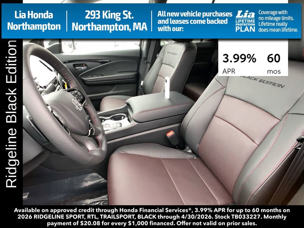 New 2026 Honda Ridgeline Black Edition image 14