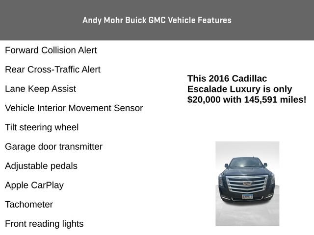 Used 2016 Cadillac Escalade Luxury AWD/4WD image 17