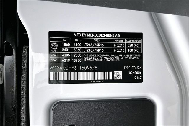 New 2026 Mercedes-Benz Sprinter 2500 image 16