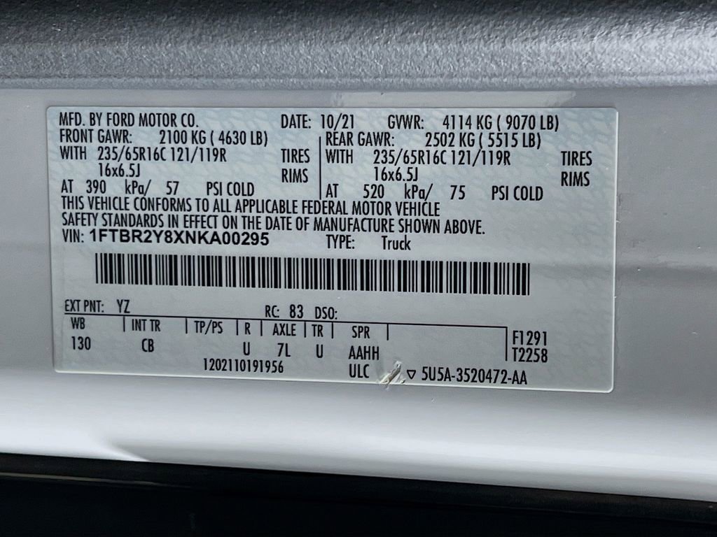 Used 2022 Ford Transit 250 Low Roof AWD image 30
