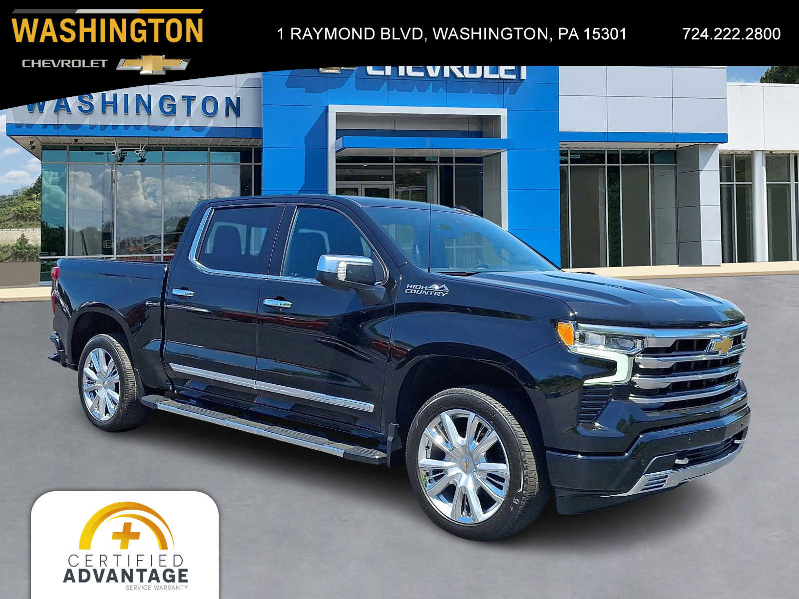 Used 2023 Chevrolet Silverado 1500 High Country w/ High Country Premium Package AWD/4WD image 1