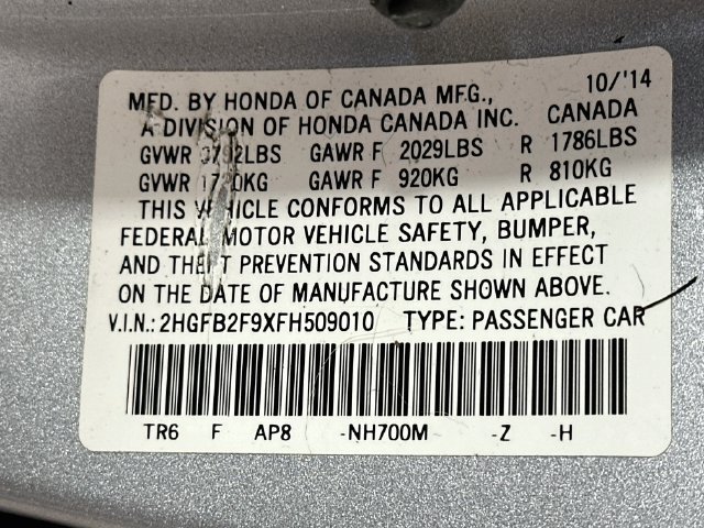 Used 2015 Honda Civic EX-L image 35