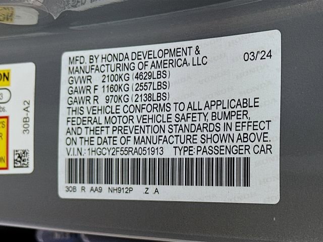 Certified 2024 Honda Accord Sport image 33