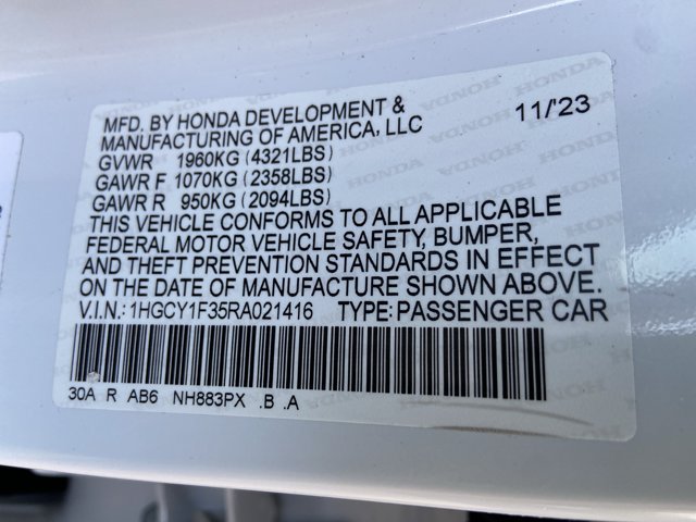 Used 2024 Honda Accord EX image 33
