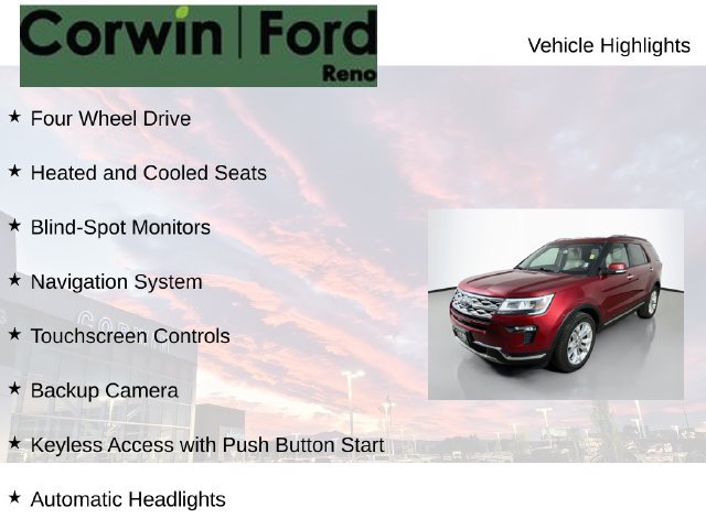 Used 2019 Ford Explorer Limited w/ Class III Trailer Tow Package AWD/4WD image 7