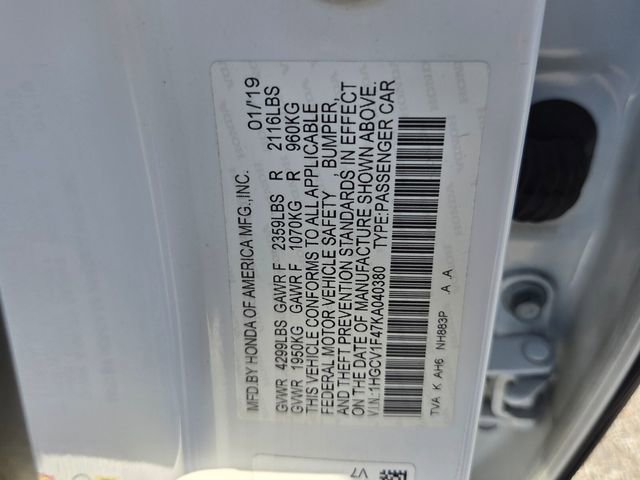 Used 2019 Honda Accord EX image 20