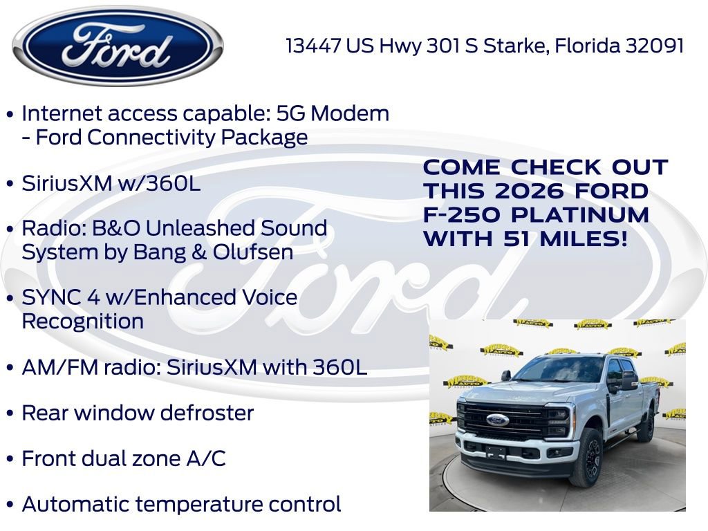 New 2026 Ford F250 Platinum image 20