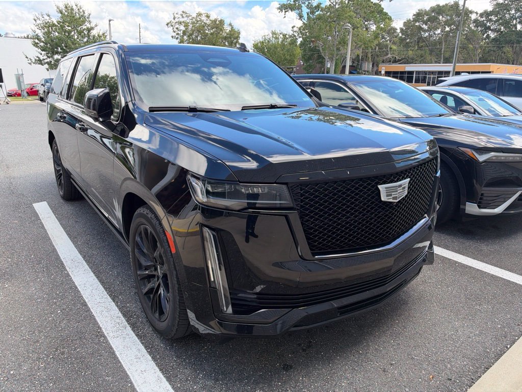 Used 2021 Cadillac Escalade ESV Sport w/ Driver Assist Tech Package RWD image 1