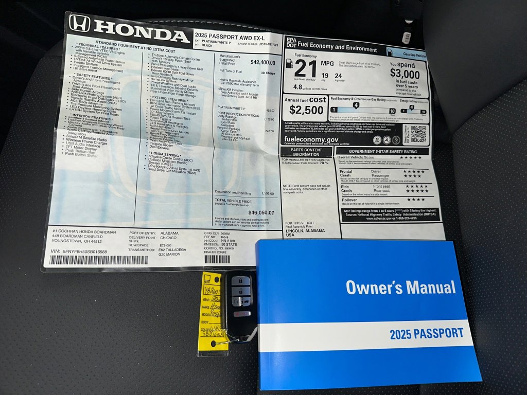 Used 2025 Honda Passport EX-L image 18