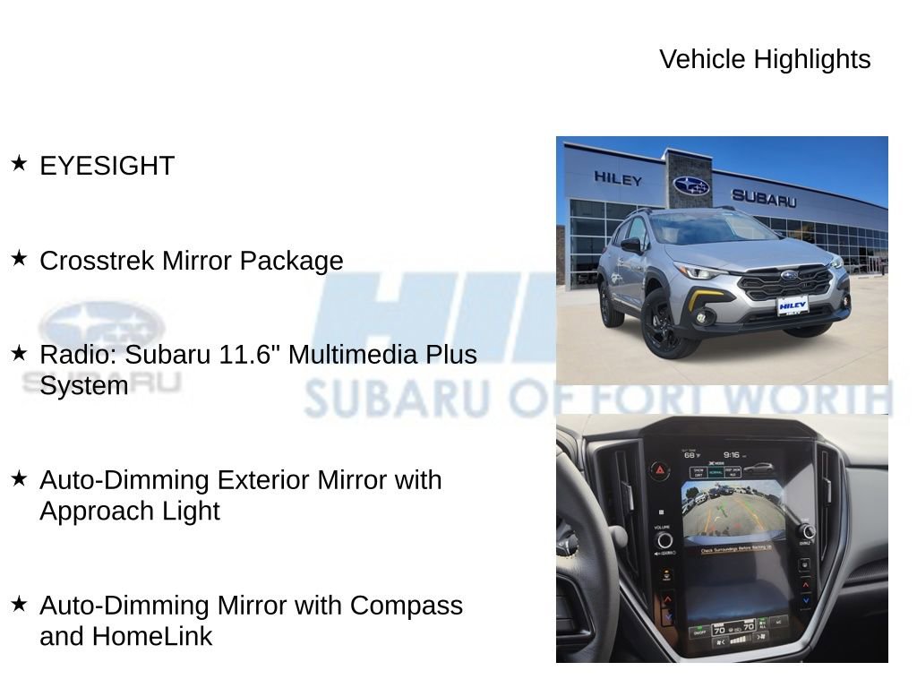 New 2026 Subaru Crosstrek 2.5i Sport w/ Crosstrek Mirror Package image 5