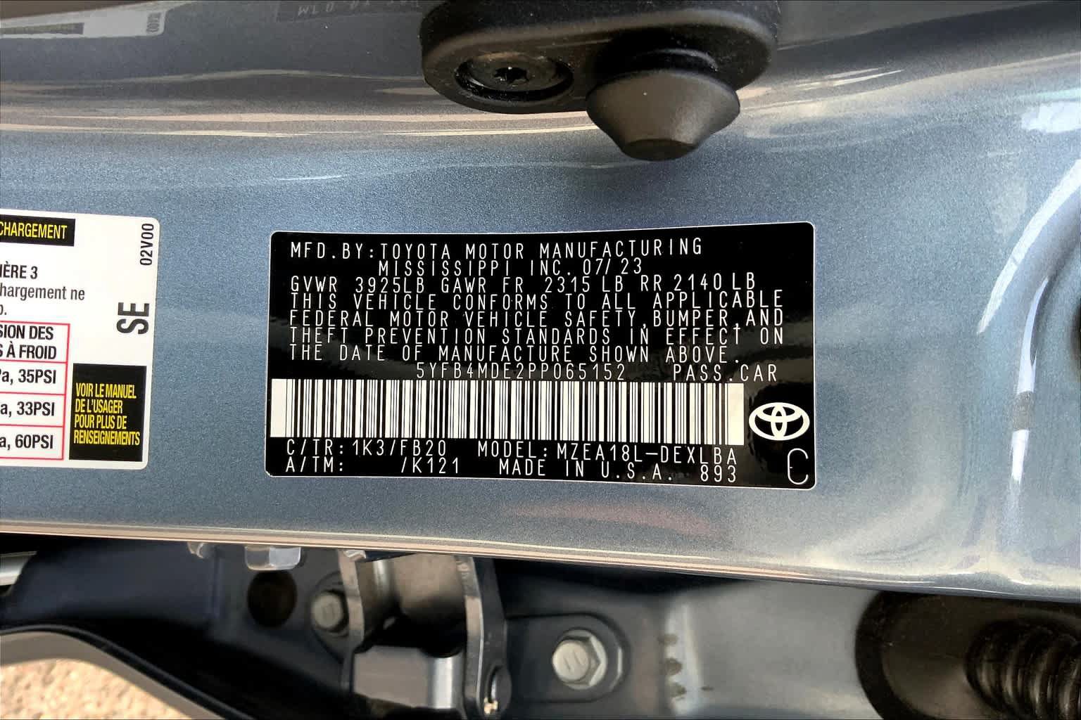 Used 2023 Toyota Corolla LE FWD image 34