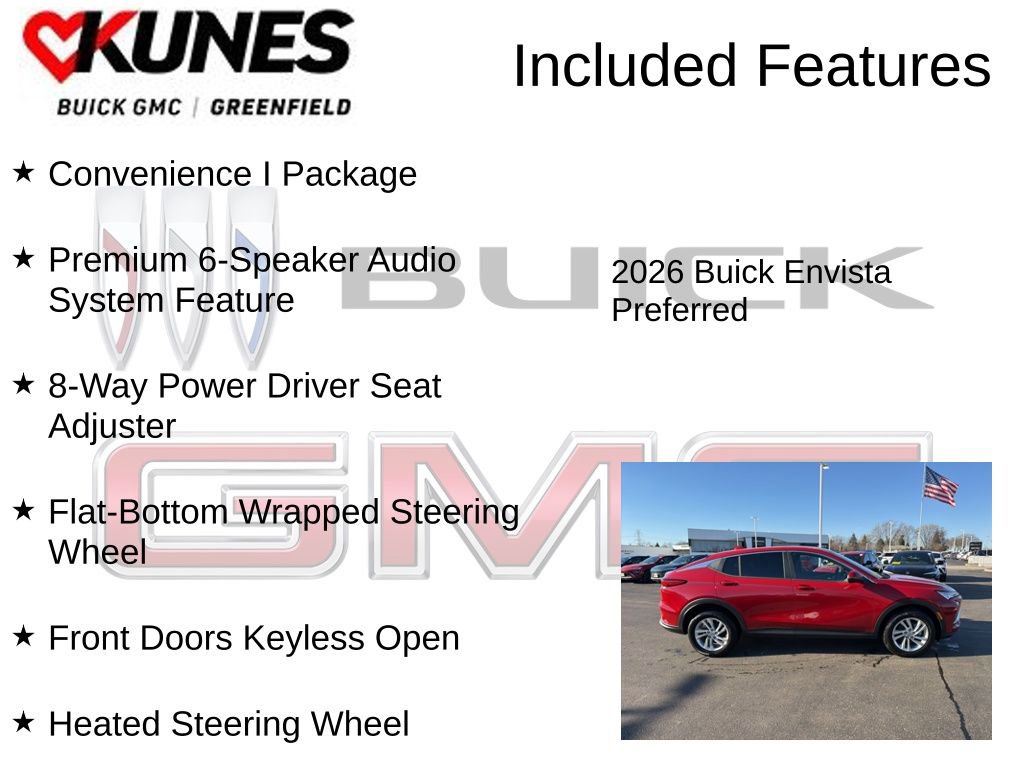 New 2026 Buick Envista Preferred w/ Convenience I Package image 3